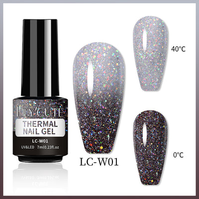 Esmalte de Uñas con Brillo Termocromático - Cambio de Color UV - Image 6