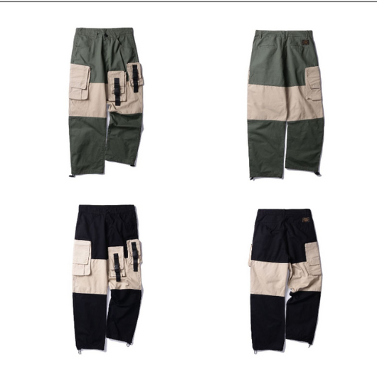 Pantalón Overol Retro Japonés Four Seasons - Corte Recto Holgado Unisex - Image 14
