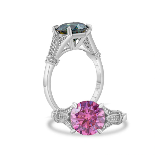 Anillo de Moissanita con Diseño Minimalista en Plata Sterling - Image 13