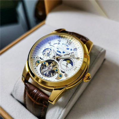 Reloj Automático Tourbillon Resistente al Agua para Hombre - Image 13