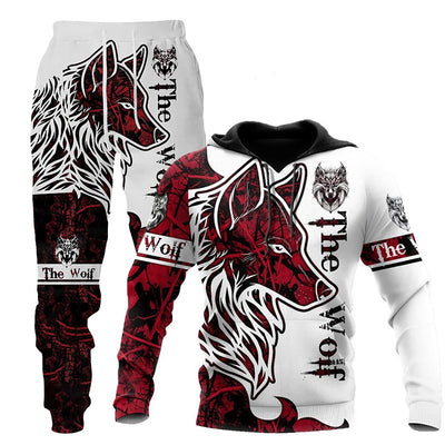 tracksuit, tracksuit, white, brown, green, sporty, casual - Image 13