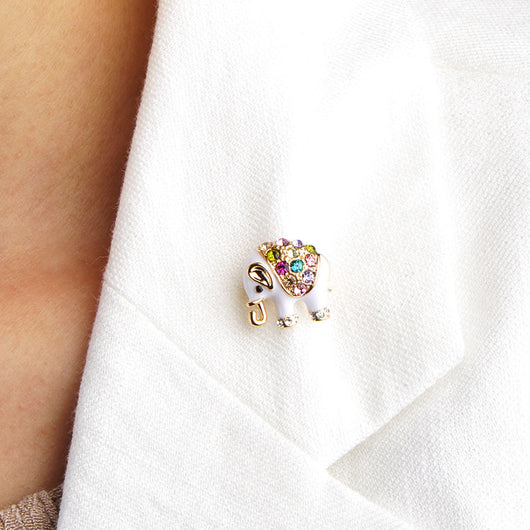 Broche Elefante con Cristales de Colores - Image 10