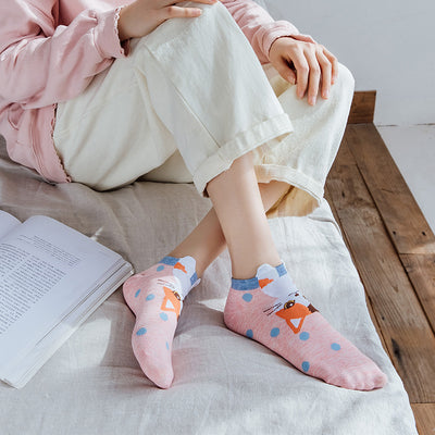 Calcetines Tubo de Algodón para Mujer - Estilo Europeo y Americano - Image 6