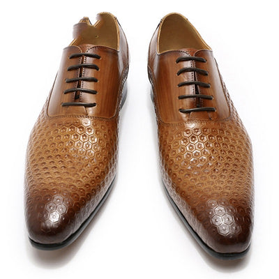 Zapatos de Cuero Artesanales Estilo Británico para Hombre - Image 5