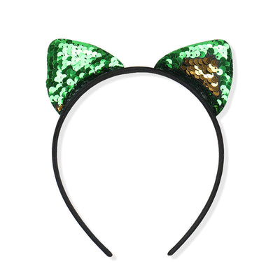 Diadema Orejas de Gato con Lentejuelas Reversibles - Image 11