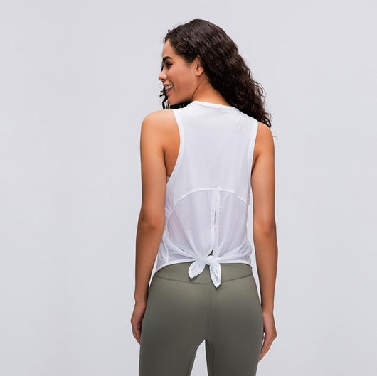 Blusa sin tirantes de secado rápido y corte holgado - Image 11
