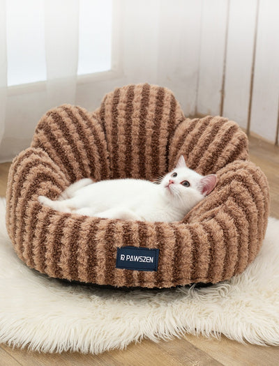 Cama Nido para Gatos Acolchada Grande Diseño Pétalos - Image 17