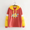 Sudadera con capucha estampada