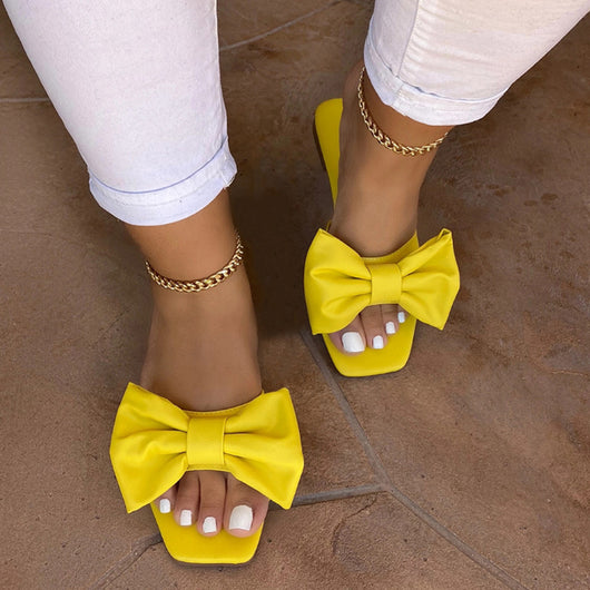 Sandalias Bajas con Moño - Comodidad y Estilo - Image 5