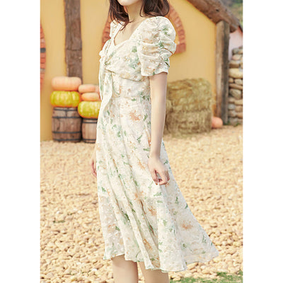 Vestido Midi con Lazo Bordado y Textura Delicada - Image 10