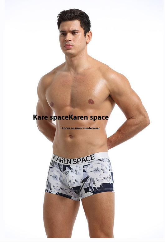 Boxers Ice Silk con Estampado Moderno - Image 22