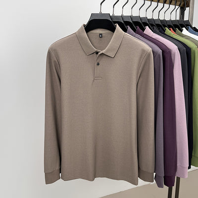 Camisa Polo Ejecutiva Manga Larga con Solapa - Image 30