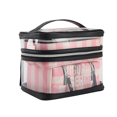 Bolsa de Maquillaje Profesional Plegable Multifuncional - Image 3