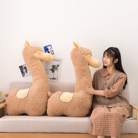 Muñeco de Alpaca Gigante - Peluche Suave para Abrazos