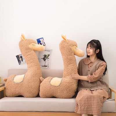 Muñeco de Alpaca Gigante - Peluche Suave para Abrazos