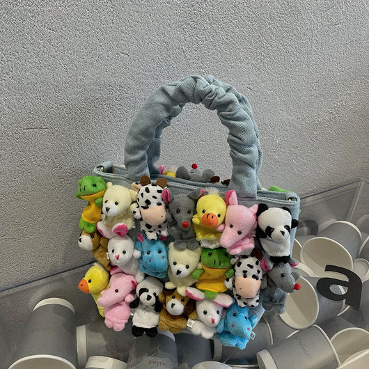 Bolsa de Mano Vaquero Lindo con Diseño Cartoon - Image 4