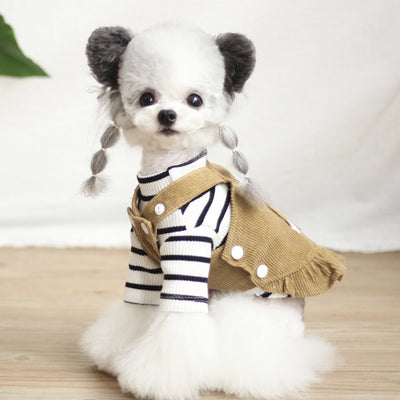 Vestido con Tirantes Estampado para Perros Pequeños - Image 5