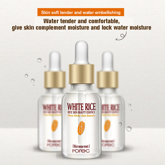 Suero Blanqueador de Arroz Blanco HOREC - Crema Hidratante Antiarrugas 15ml