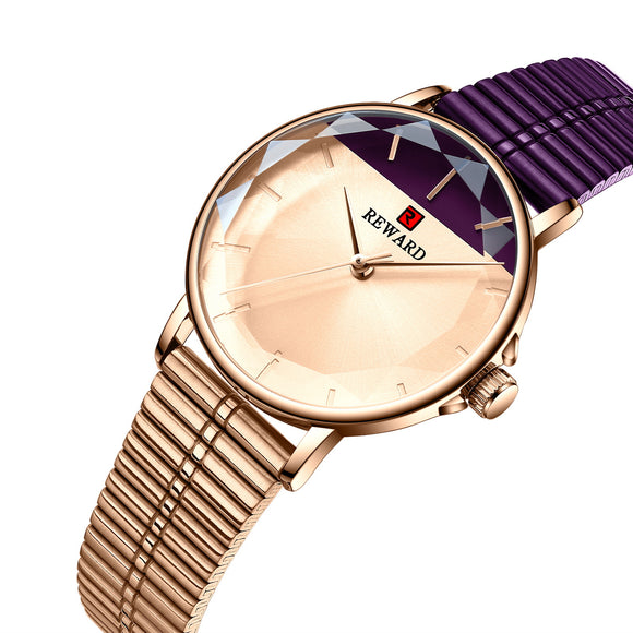 Reloj de Pulsera para Mujer Personality Tide - Resistente al Agua con Cristal Floral