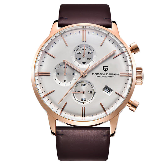 Reloj Calendario Multifunción de Tres Esferas - Image 30