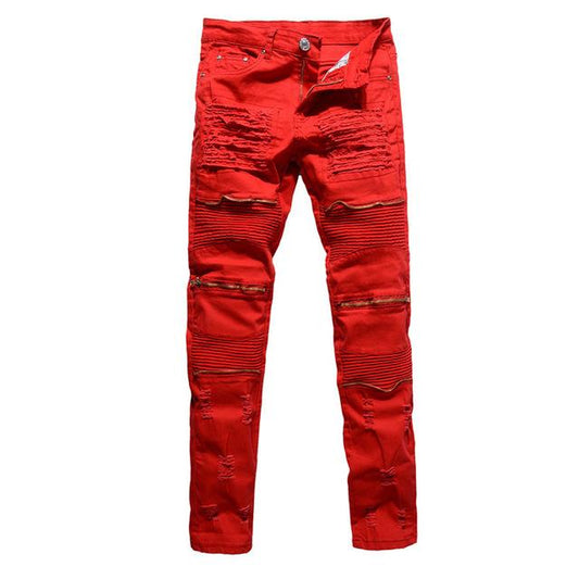 Pantalones Denim Deron Corte Recto