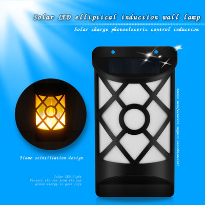 Lámpara Solar de Pared con Efecto Llama LED - Antorcha Decorativa para Jardín - Image 8