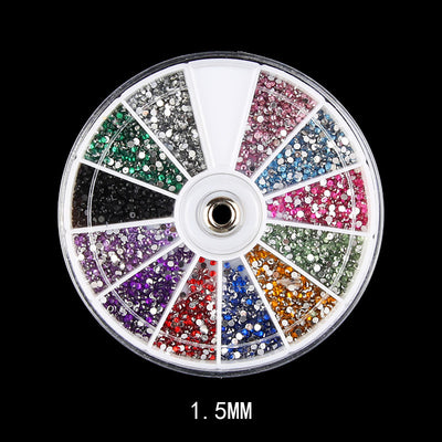 Uñas Postizas con Brillantes - 12 Colores Deslumbrantes - Image 3