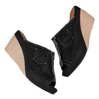 Sandalias de cuña plana cómodas - Image 2