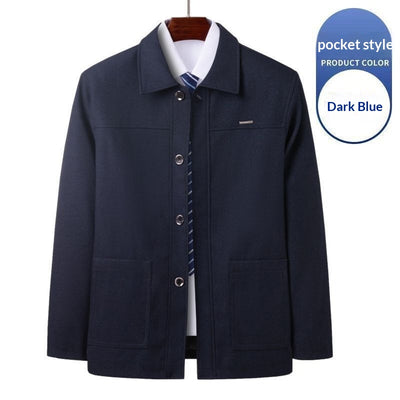 Chaqueta Casual Suelta con Solapa para Hombre - Estilo Moderno - Image 6