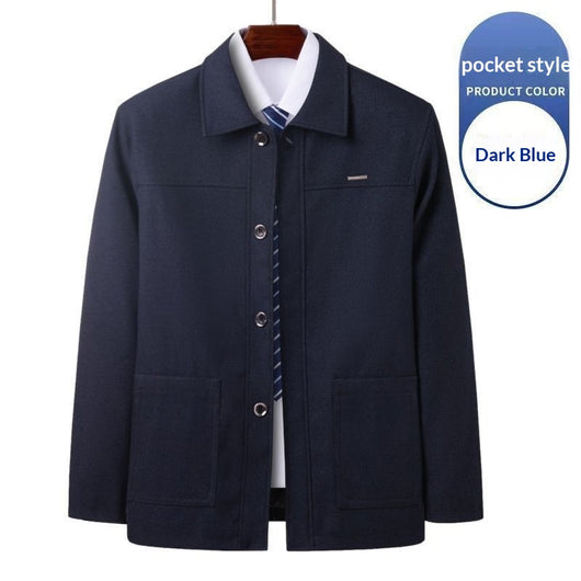 Chaqueta Casual Suelta con Solapa para Hombre - Estilo Moderno - Image 6