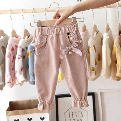 Pantalones Infantiles Estilo Coreano Tendencia Otoño