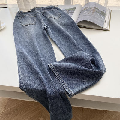 Jeans Rectos Azul Retro para Mujer - Image 22