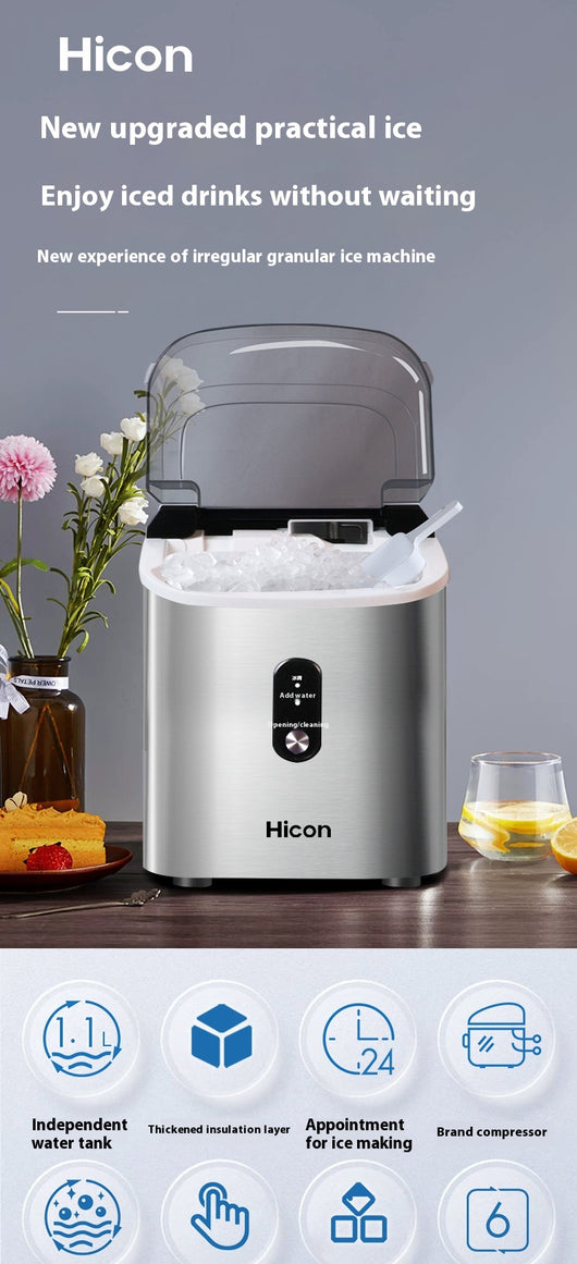Trituradora Automática de Hielo 16kg - Máquina Compacta para Bebidas - Image 9