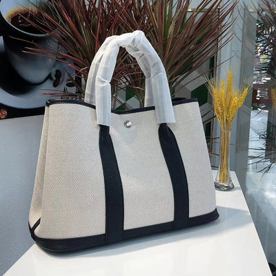 Bolsa Tote de Lona Versátil - Bandolera Crossbody para Compras y Viajes - Image 4