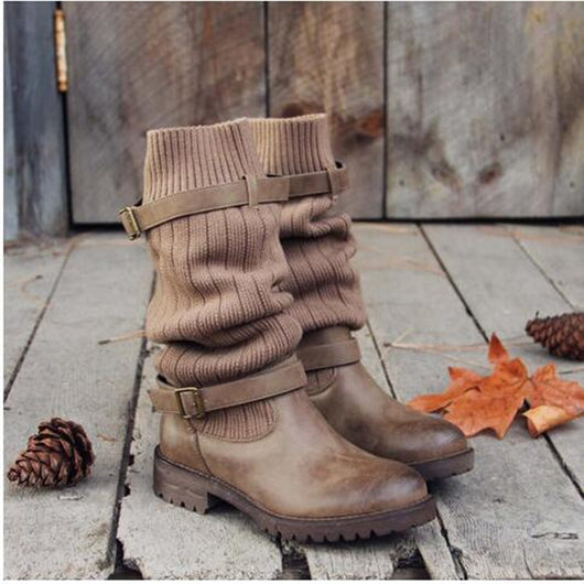 Botas de Lana Caña Media - Image 7