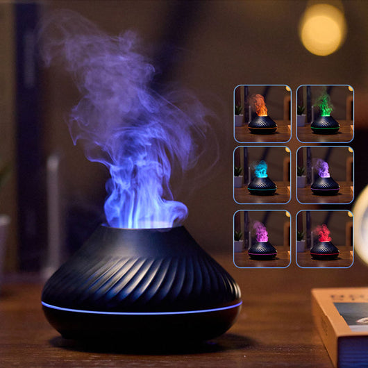 Difusor de Aroma con Llama RGB 130ml - Humidificador 3D Volcán de Fuego - Image 3