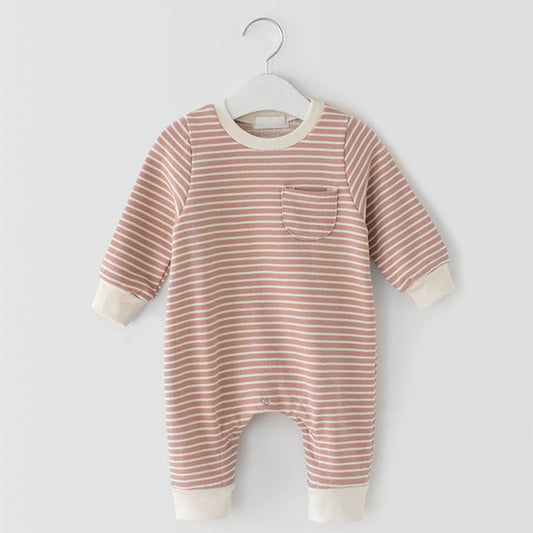 Pijama Enterizo a Rayas para Bebés Niño y Niña - Image 2