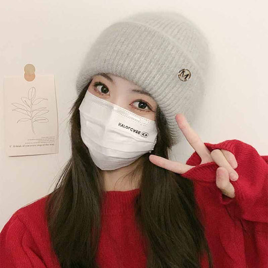 Gorro Tejido Mujer Invierno con Forro Polar - Abrigo Grueso Versátil - Image 3
