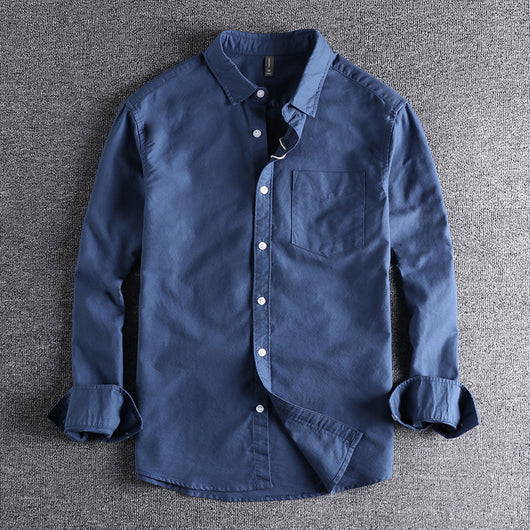 Camisa Casual de Algodón para Hombre - Image 10