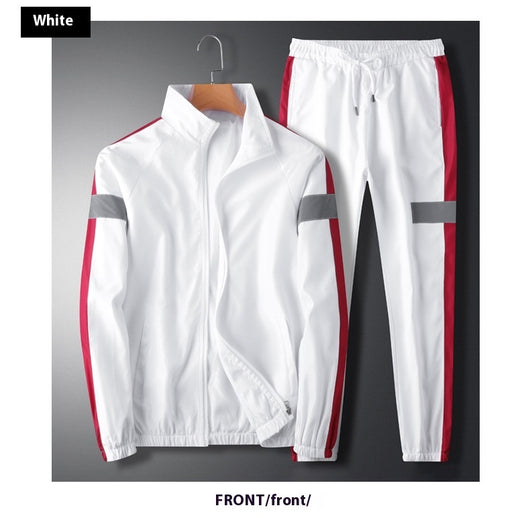 Traje Casual Hombre Cuello Mao Estilo Coreano Suelto Chaqueta Deportiva y Pantalón Cargo - Image 12