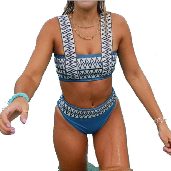 Cinturón Bikini Elástico con Hebilla Dividida para Mujer