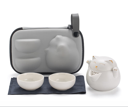 Set de Té Portátil con Tetera y 2 Tazas - Bolsa de Almacenamiento Incluida - Image 20