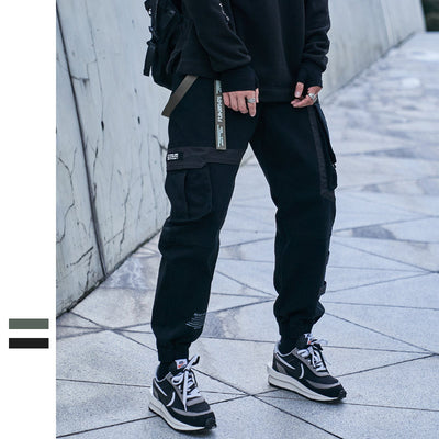 Pantalones Casuales Urbanos con Múltiples Bolsillos para Hombre - Image 5
