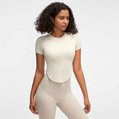 Blusa Deportiva Ajustada con Soporte de Pecho para Correr - Image 13