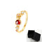 Natural garnet ringNatural garnet ring Garnet With Box
