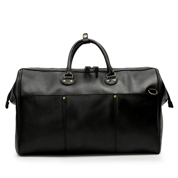 Bolso de Viaje en Cuero Genuino - Gran Capacidad Premium