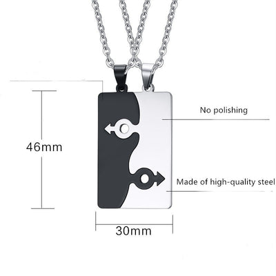Collar Colgante de Amistad Divisible - Image 11