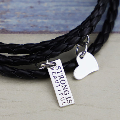 Conjunto de Plata Esterlina 925: Pulsera Robusta y Dije Corazón - Image 6