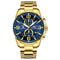 Reloj de Acero Inoxidable Luminoso Resistente al Agua para Hombre
