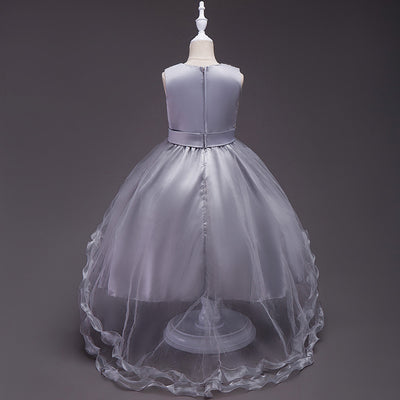 Vestido de Princesa Floral para Niña con Lentejuelas y Bordados - Image 12